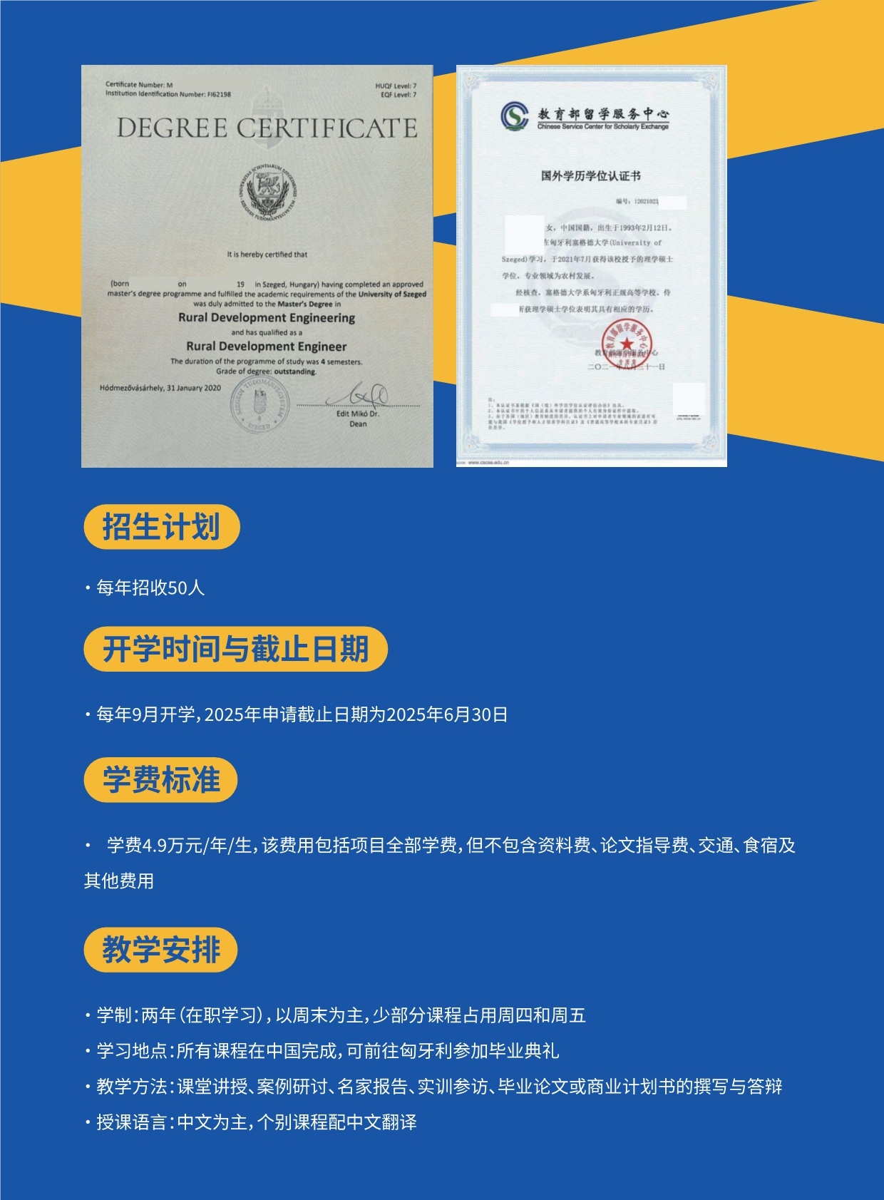 沈陽農(nóng)業(yè)大學(xué)與匈牙利賽格德大學(xué) 農(nóng)村發(fā)展碩士