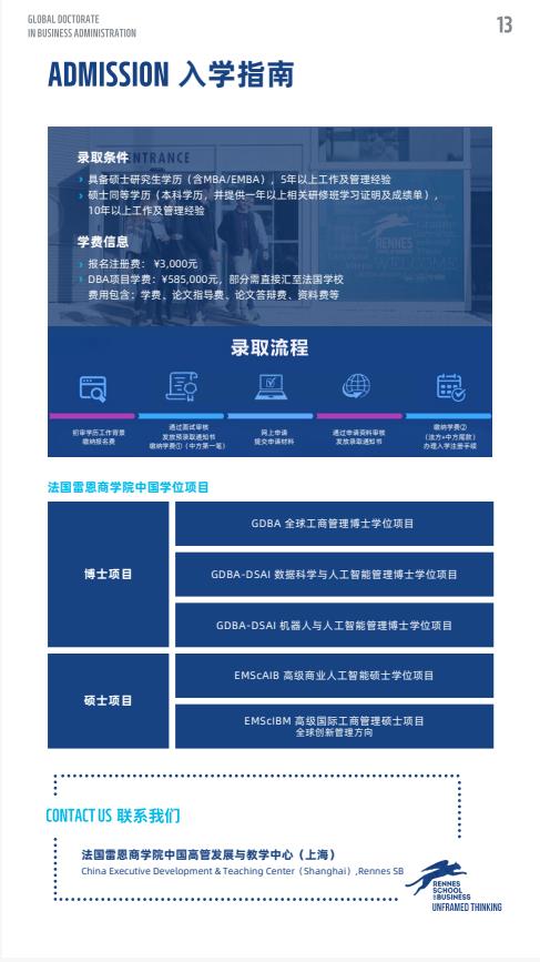 機(jī)器人與人工智能方向-全球工商管理博士（GDBA in R&Al）簡章-法國雷恩商學(xué)院